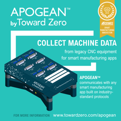 Apogean is award winning solution to collect machine data for smart manufacturing