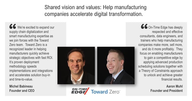 On-Time Edge, Toward Zero - Shared vision and values for digital transformation