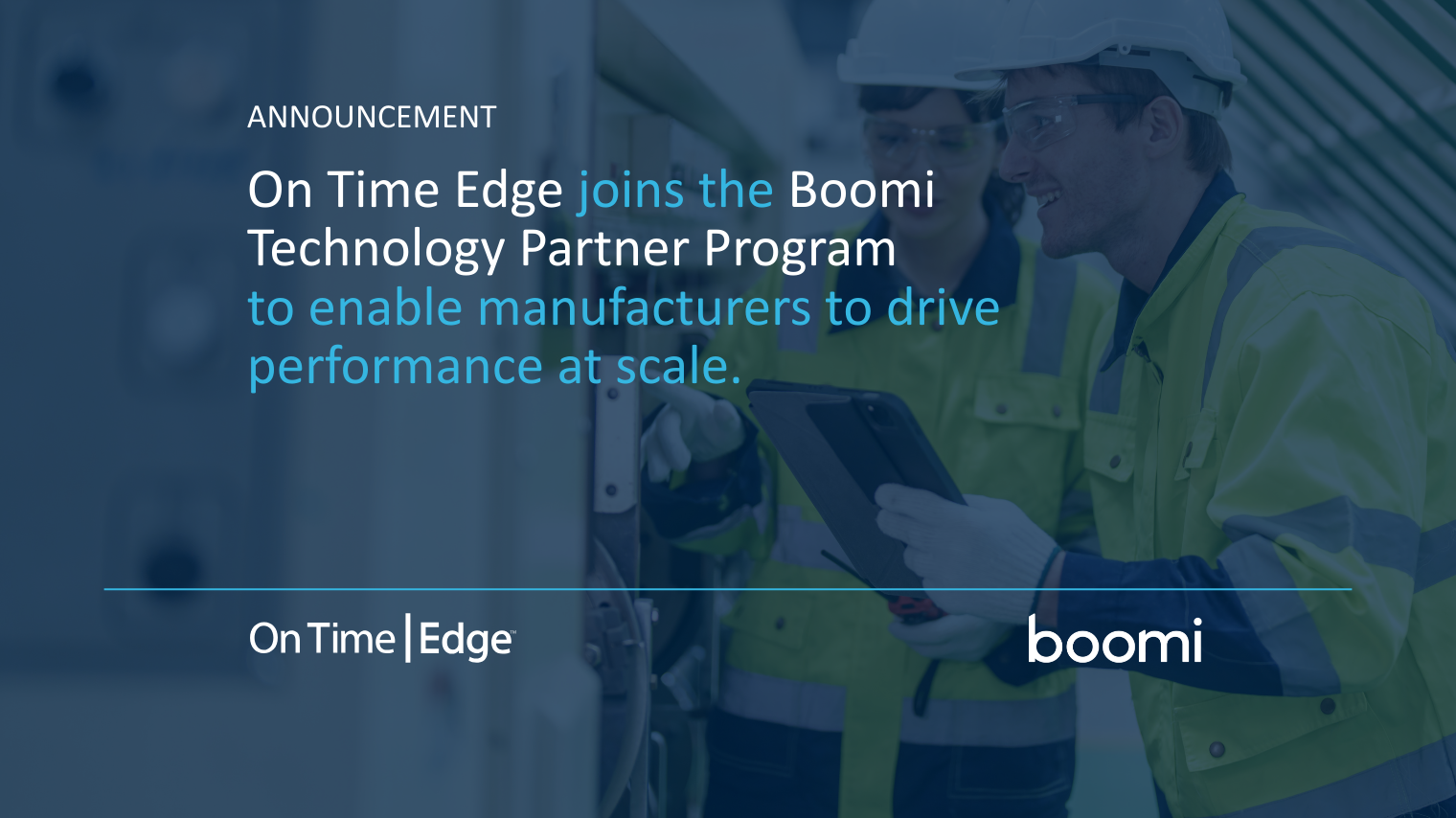On Time Edge Joins the Boomi Technology Partner Program to Enable ...